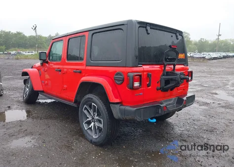 2024 Jeep Wrangler 4Xe Sport S 4Xe из США, поврежденный, VIN 1C4RJXN6XRW152579